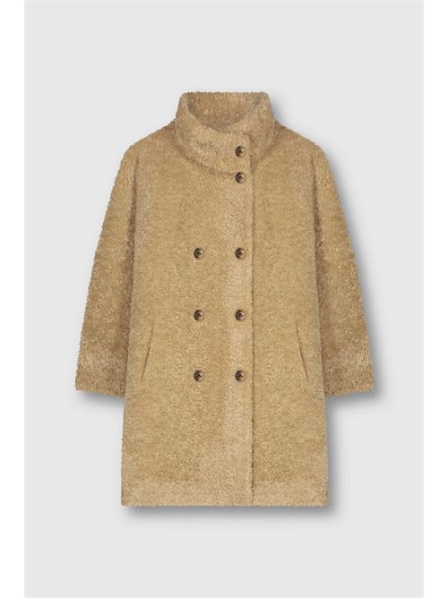 marlis cappotto in pelliccia sintetica riccia doppiopetto RINO & PELLE | MARLIS.7002310COOKIE